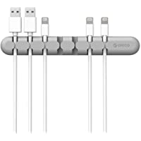 ORICO Clips de Cable Duraderos- Organizador de Cable- Sistema de Gestión de Cable- con Autoadhesivo Fuerte para TV PC…